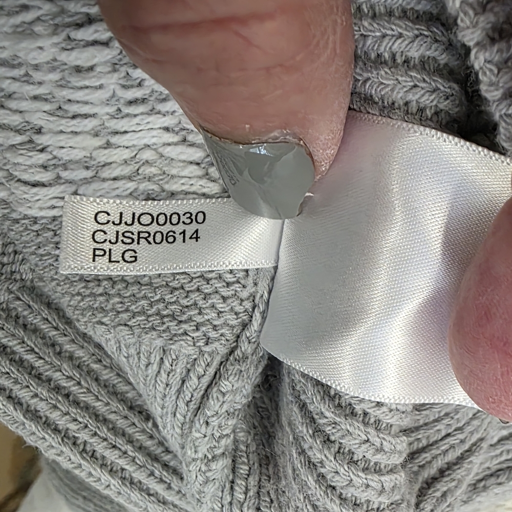 Calvin Klein Fair Isle Knit Sweater No Size Tag MEASURES A MEDIUM EUC - Picture 6 of 8